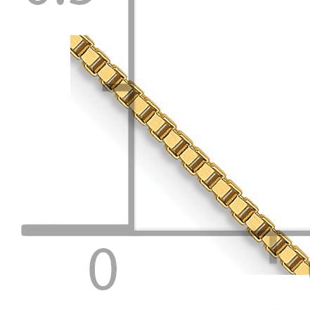 Lovely Rita's Chains 14k Yellow Gold .9 mm Box Chain