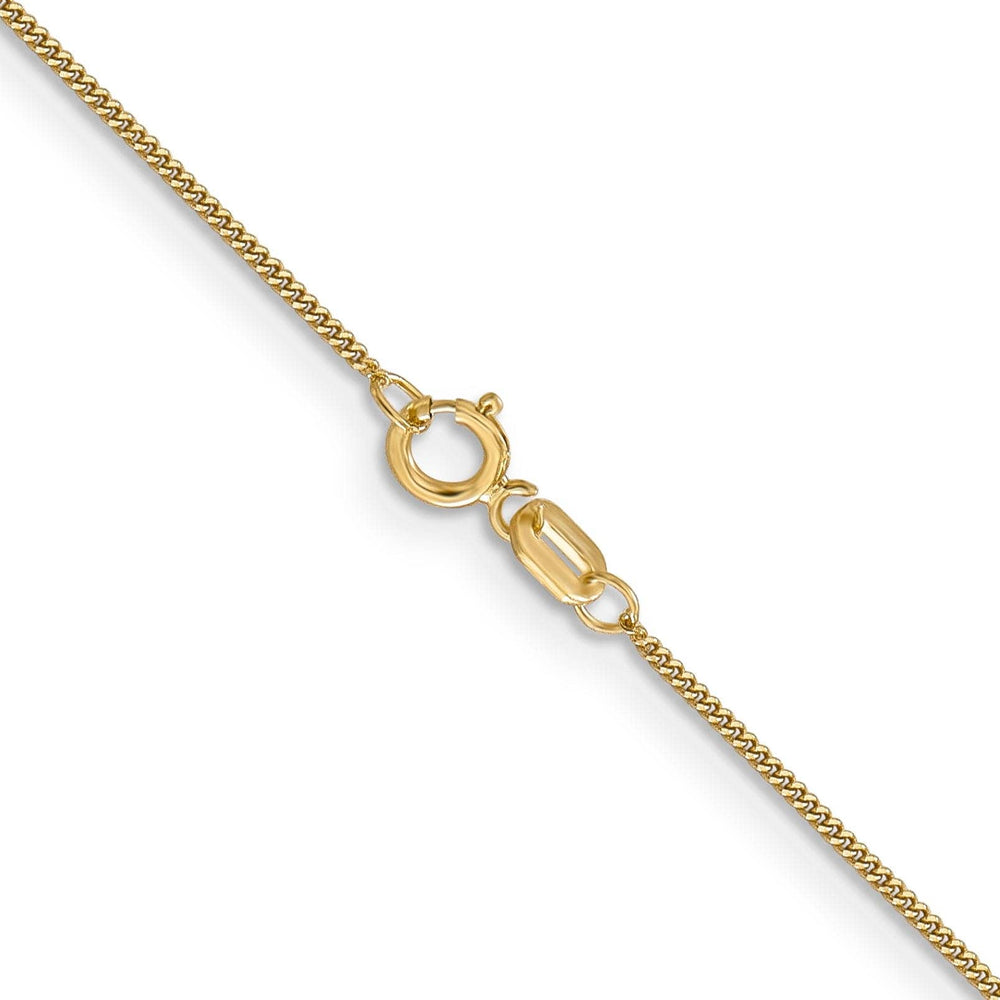 Lovely Rita's Chains 14k Yellow Gold .9 mm Curb Pendant Chain