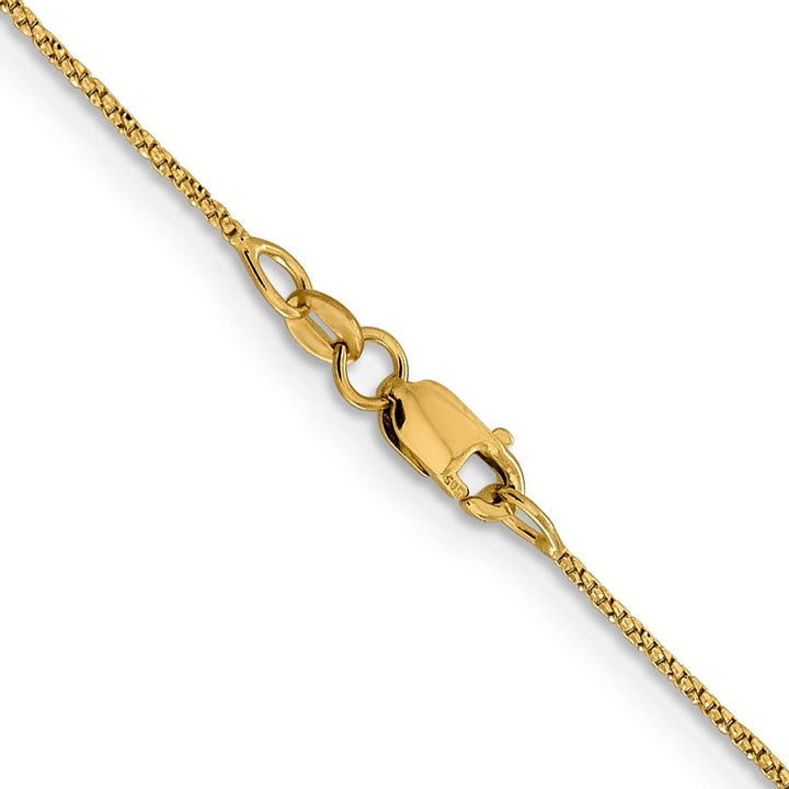 Lovely Rita's Chains 14k Yellow Gold .9 mm D.C Twisted Box Chain