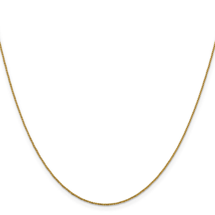 Lovely Rita's Chains 14k Yellow Gold .9 mm D.C Twisted Box Chain