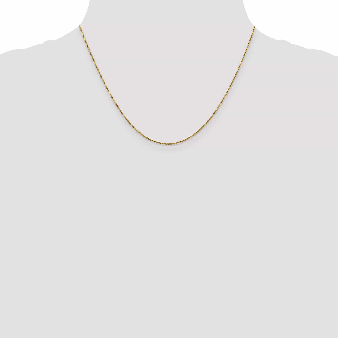 Lovely Rita's Chains 14k Yellow Gold .9 mm D.C Twisted Box Chain