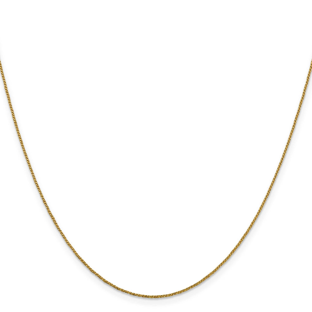 Lovely Rita's Chains 14k Yellow Gold .9 mm D.C Twisted Box Chain