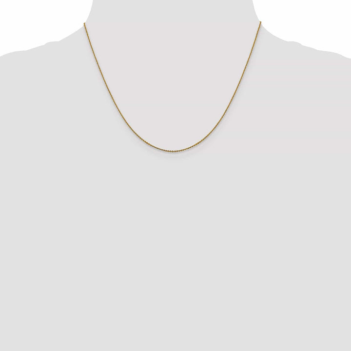 Lovely Rita's Chains 14k Yellow Gold .90 mm Diamond Cut Cable Chain