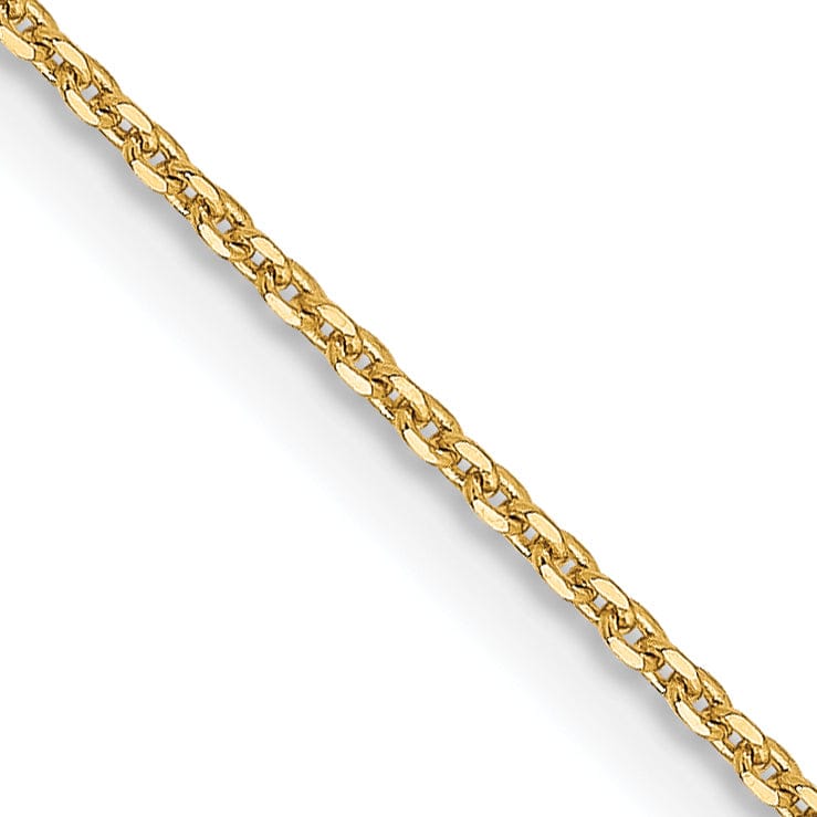 Lovely Rita's Chains 14k Yellow Gold .90 mm Diamond Cut Cable Chain