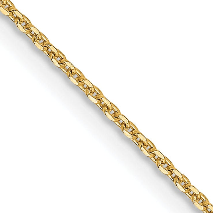 Lovely Rita's Chains 14k Yellow Gold .90 mm Diamond Cut Cable Chain