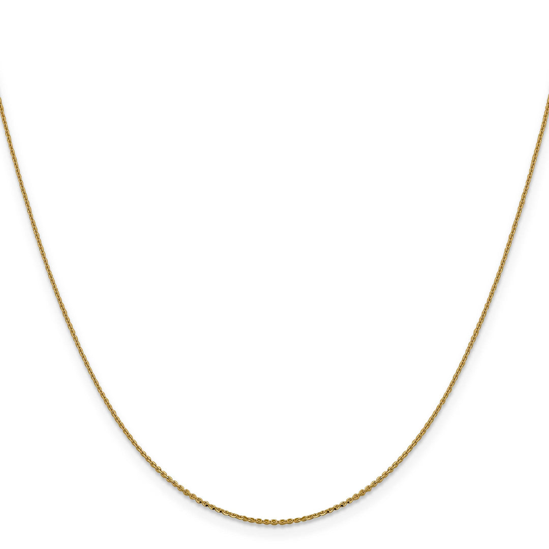 Lovely Rita's Chains 14k Yellow Gold .90 mm Diamond Cut Cable Chain