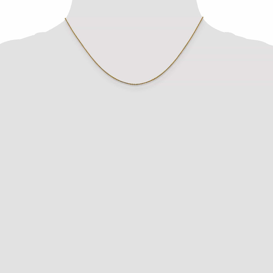 Lovely Rita's Chains 14k Yellow Gold .90 mm Diamond Cut Cable Chain