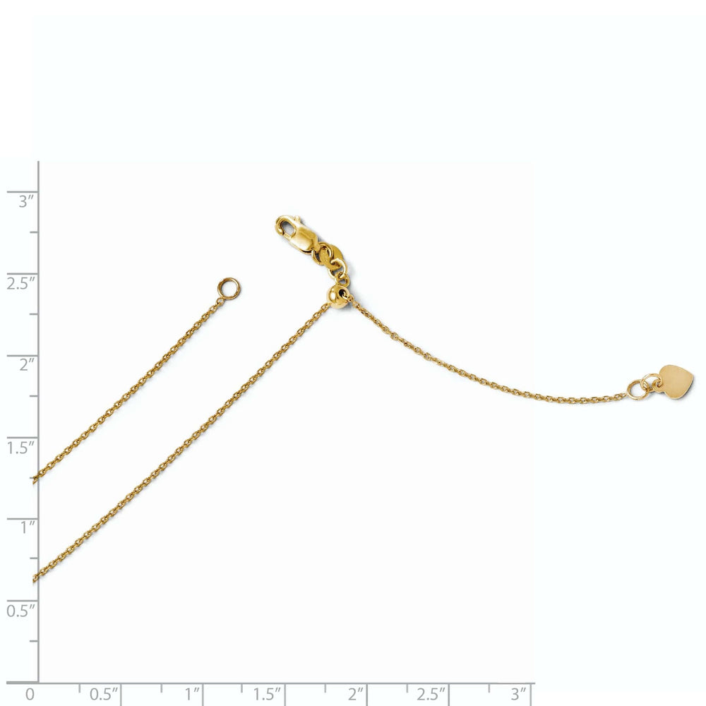 Lovely Rita's Chains 14k Yellow Gold Adjustable D.C Cable Chain