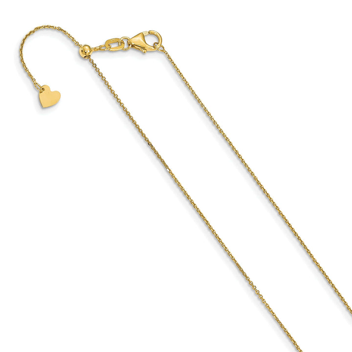 Lovely Rita's Chains 14k Yellow Gold Adjustable D.C Cable Chain