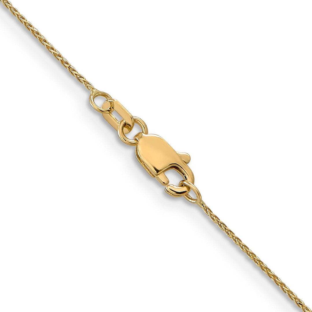 Lovely Rita's Chains 14k Yellow Gold D.C 0.65mm Spiga Pendant Chain