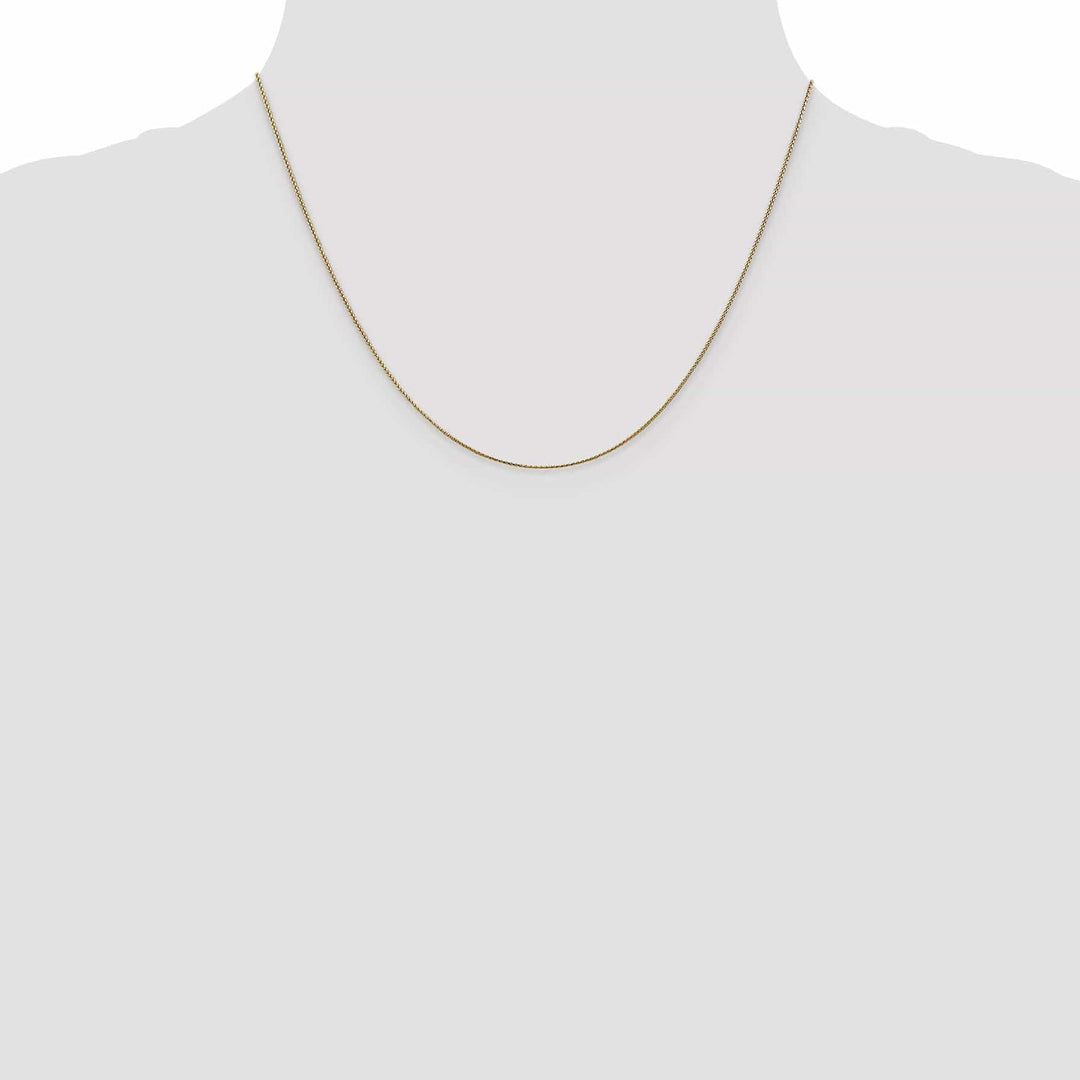 Lovely Rita's Chains 14k Yellow Gold D.C 0.65mm Spiga Pendant Chain