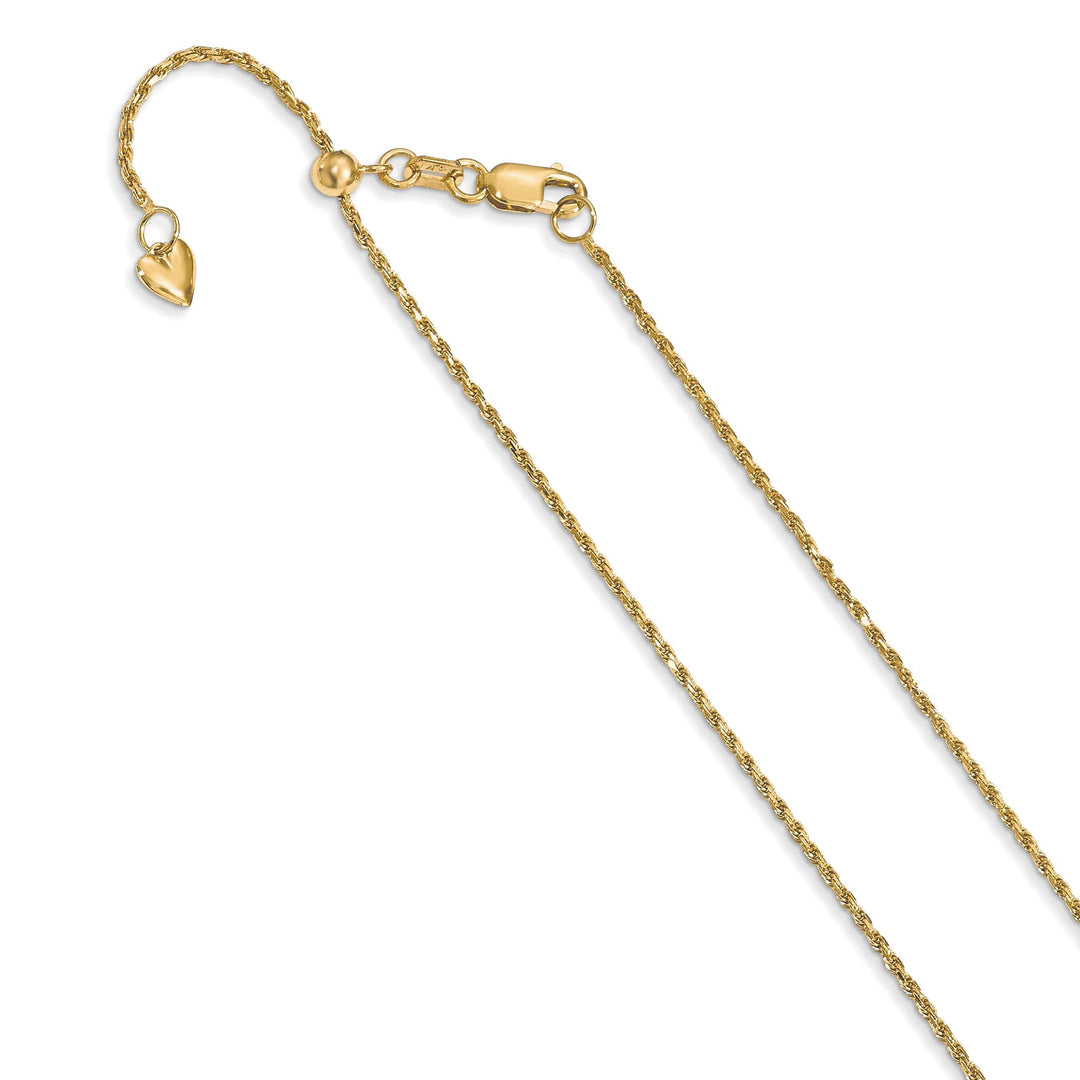 Lovely Rita's Chains 14k Yellow Gold D.C Adjustable Rope Chain