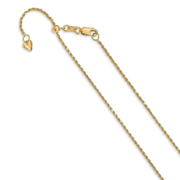 Lovely Rita's Chains 14k Yellow Gold D.C Adjustable Rope Chain