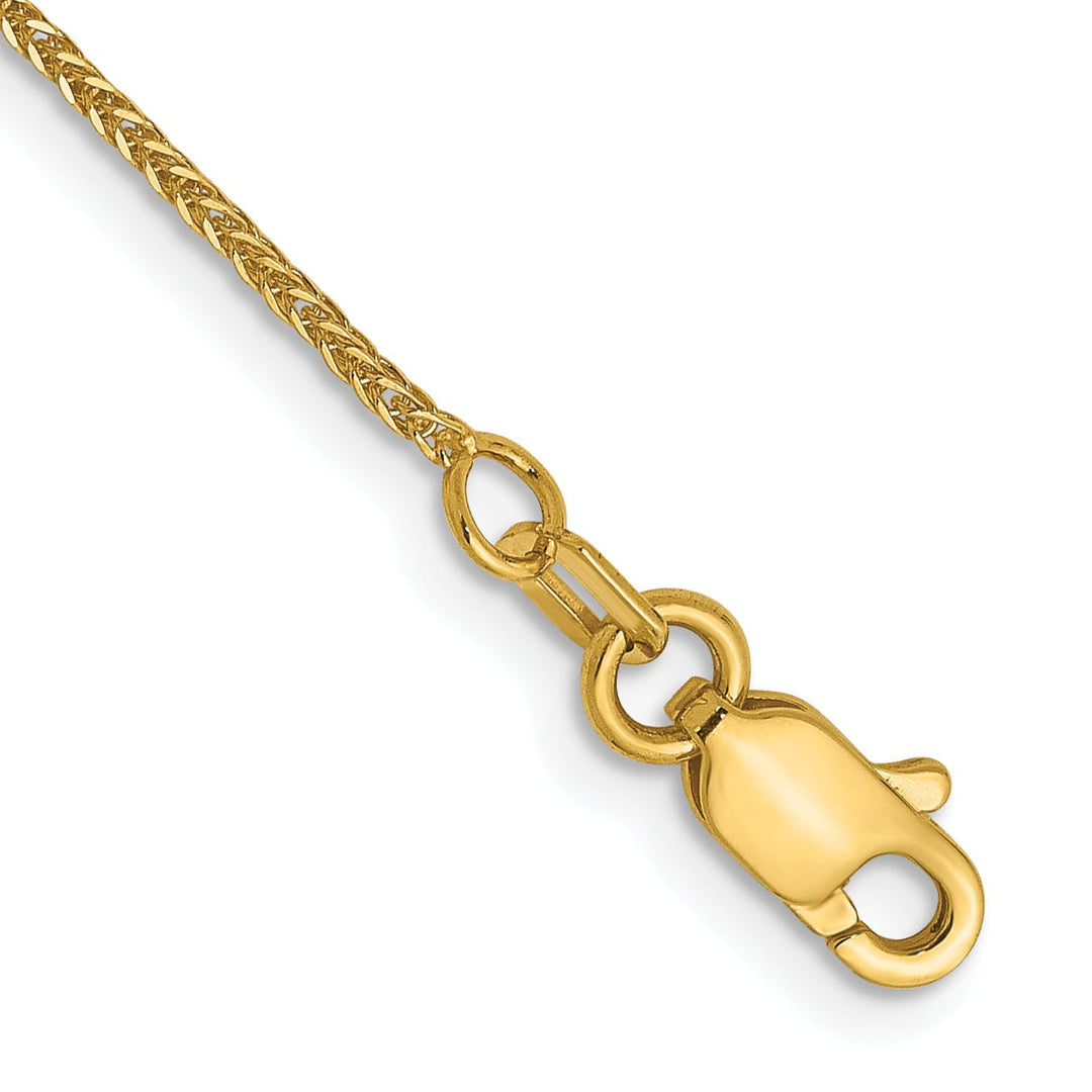 Lovely Rita's Chains 14k Yellow Gold Diamond Cut Quadra Wheat Chain