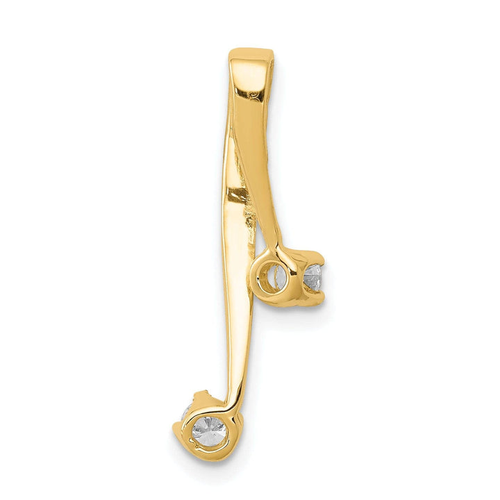 Lovely Rita's Chains 14k Yellow Gold Fancy Diamond Chain Slide