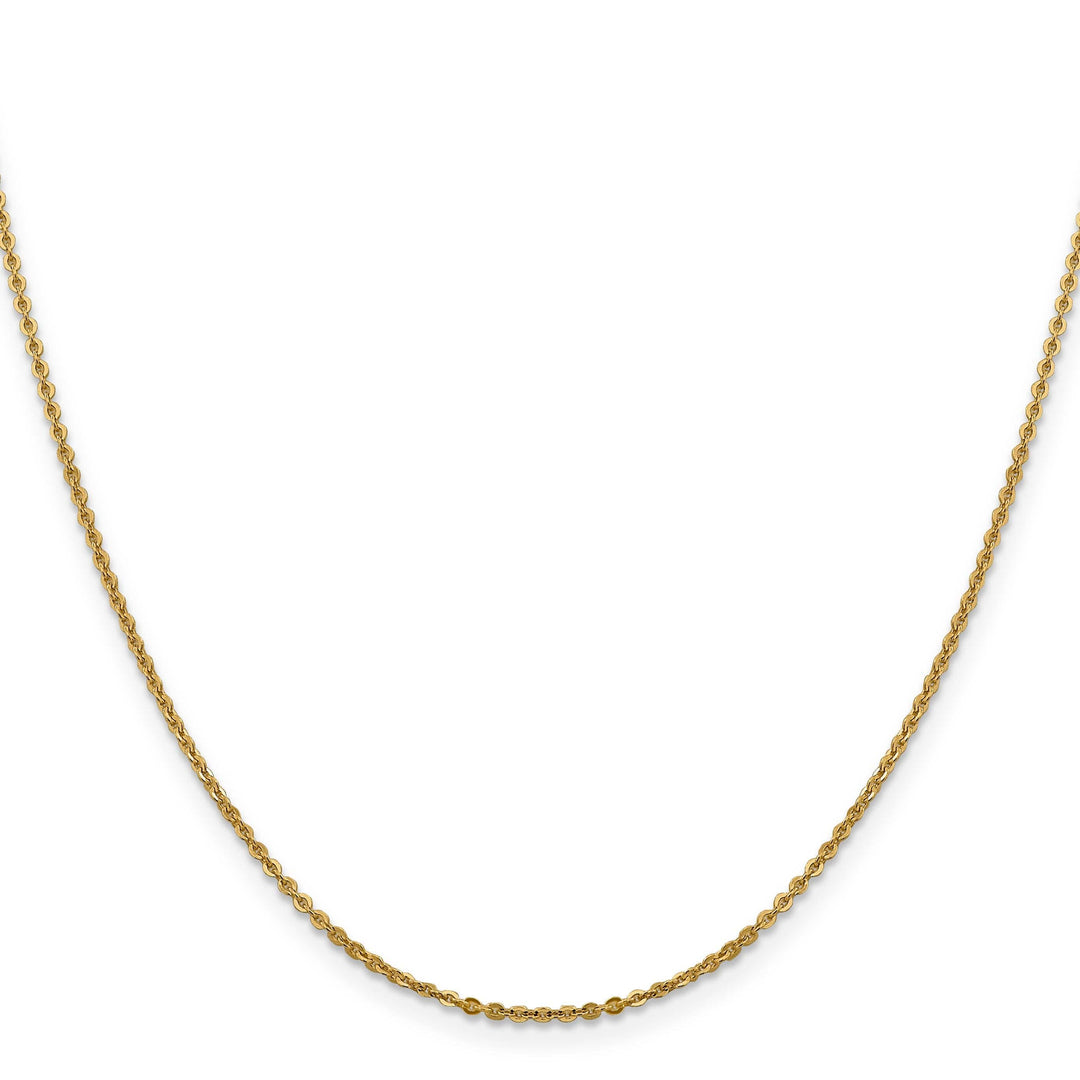 Lovely Rita's Chains 14k Yellow Gold Flat Cable Chain