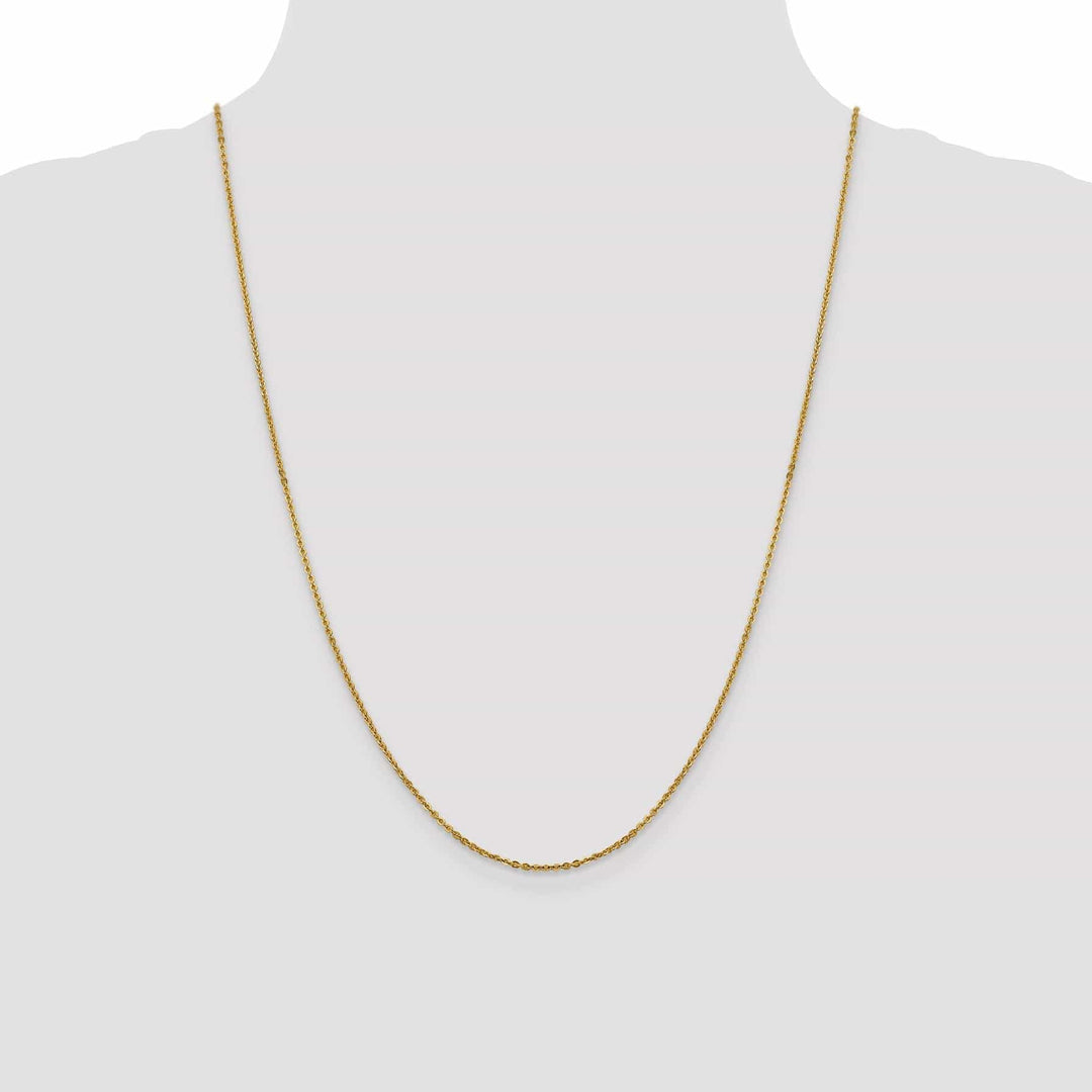 Lovely Rita's Chains 14k Yellow Gold Flat Cable Chain