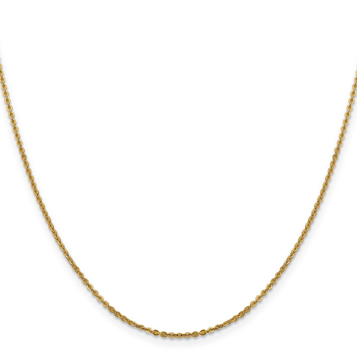 Lovely Rita's Chains 14k Yellow Gold Flat Cable Chain