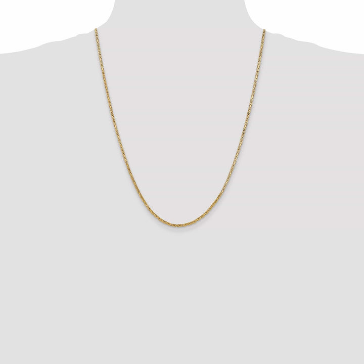 Lovely Rita's Chains 14k Yellow Gold Polish 2.00-mm Byzantine Chain