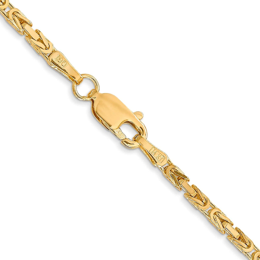 Lovely Rita's Chains 14k Yellow Gold Polish 2.00-mm Byzantine Chain