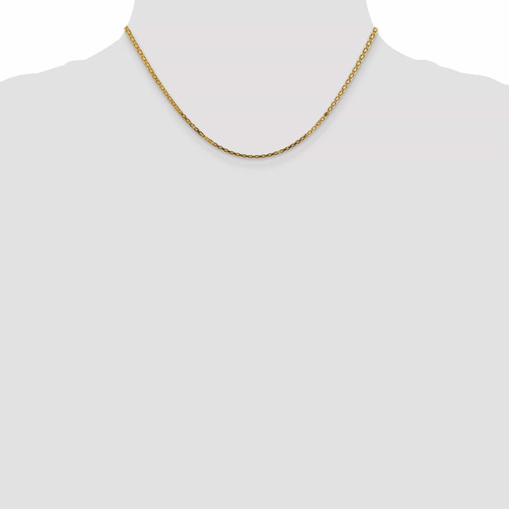 Lovely Rita's Chains 14k Yellow Gold Polish 2.00mm Flat Solid Chain