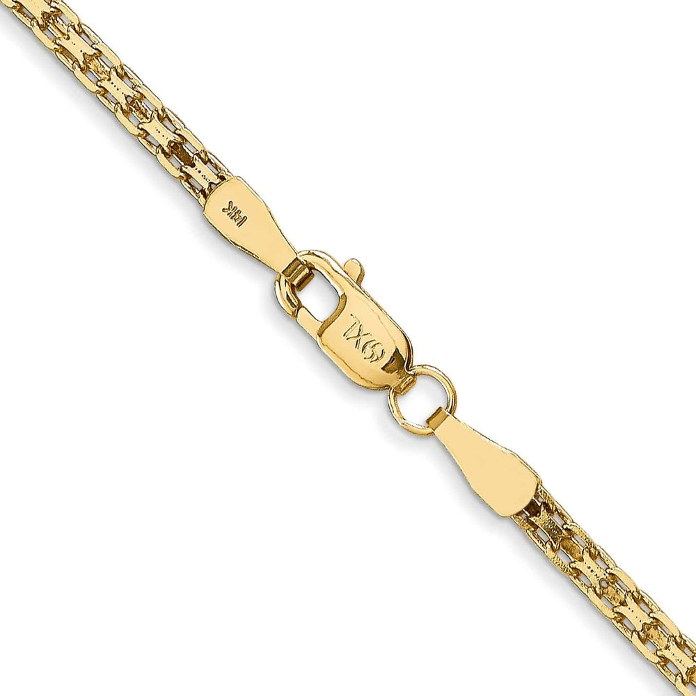 Lovely Rita's Chains 14k Yellow Gold Polish 2.00mm Flat Solid Chain