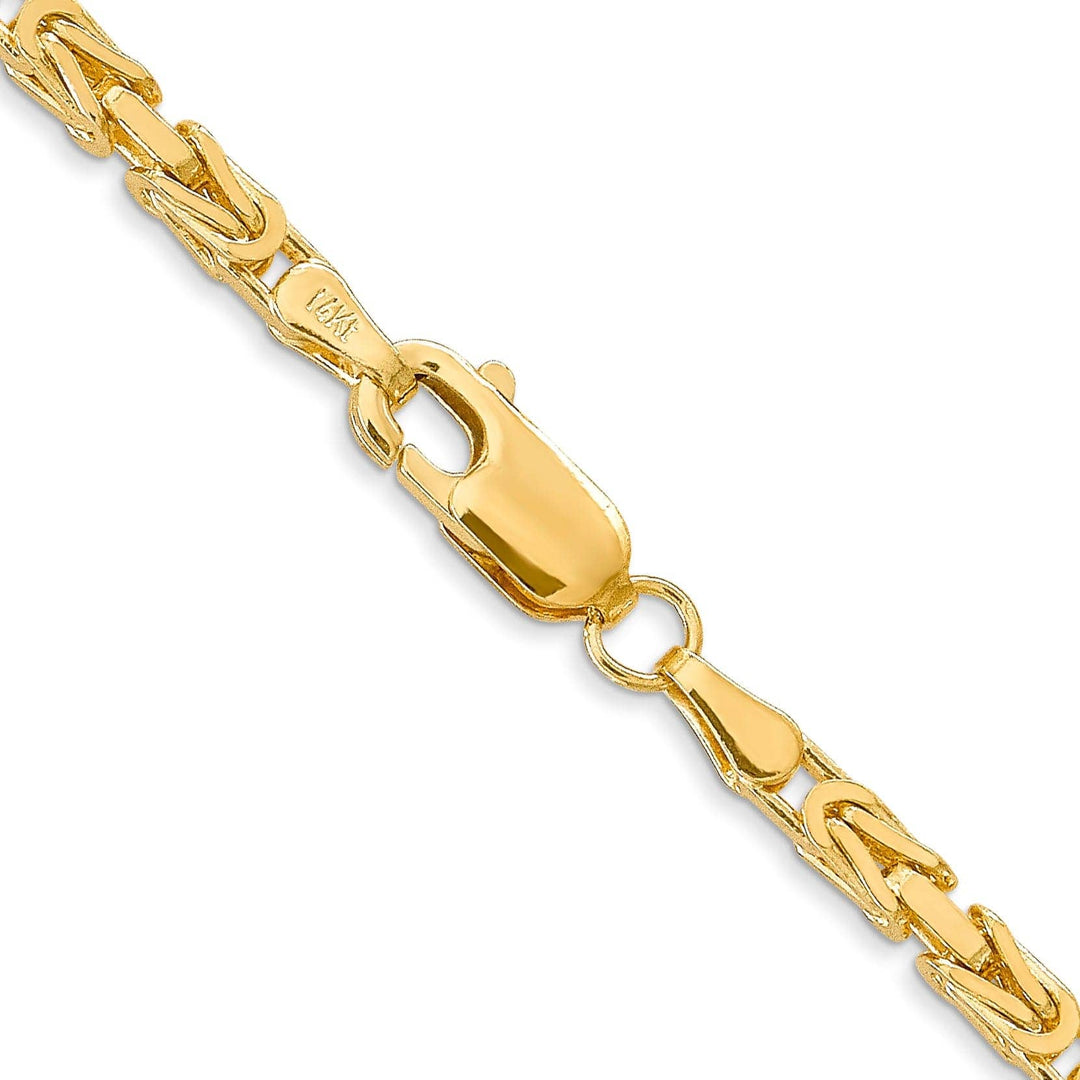 Lovely Rita's Chains 14k Yellow Gold Polish 2.50-mm Byzantine Chain