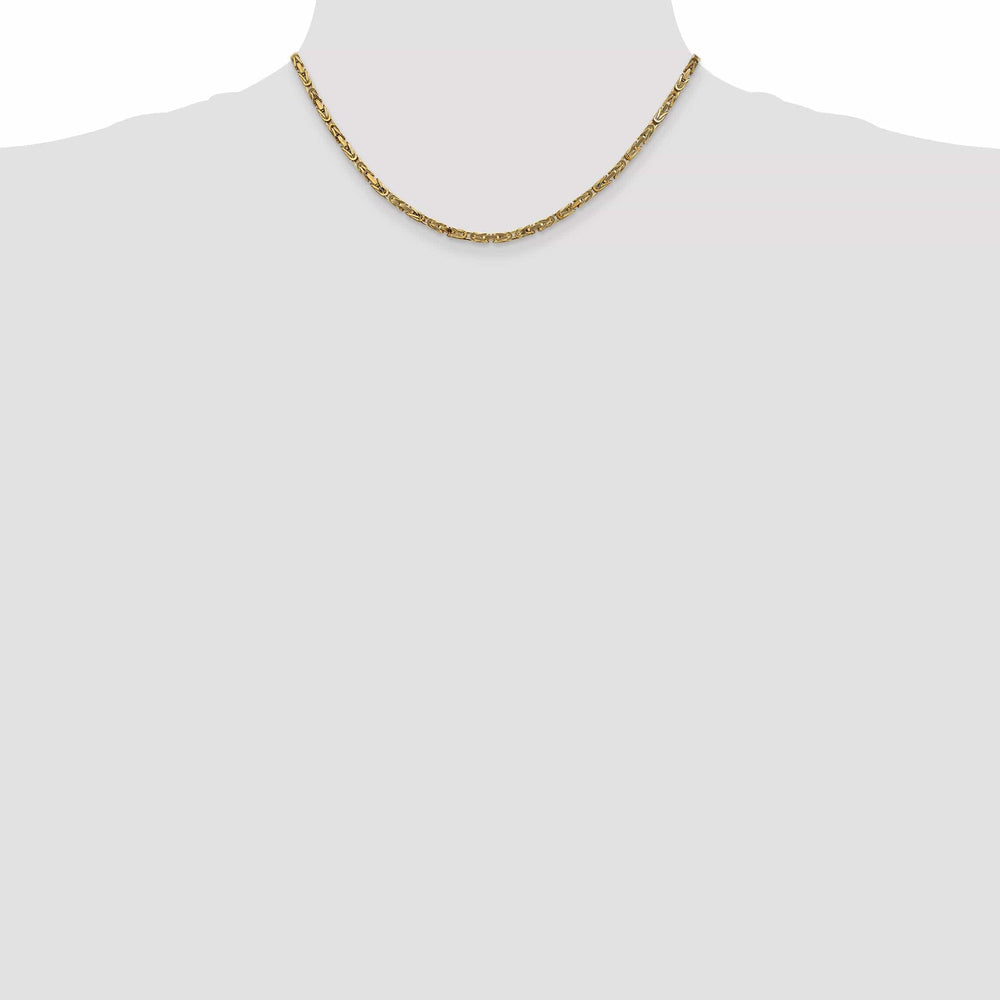 Lovely Rita's Chains 14k Yellow Gold Polish 2.50-mm Byzantine Chain