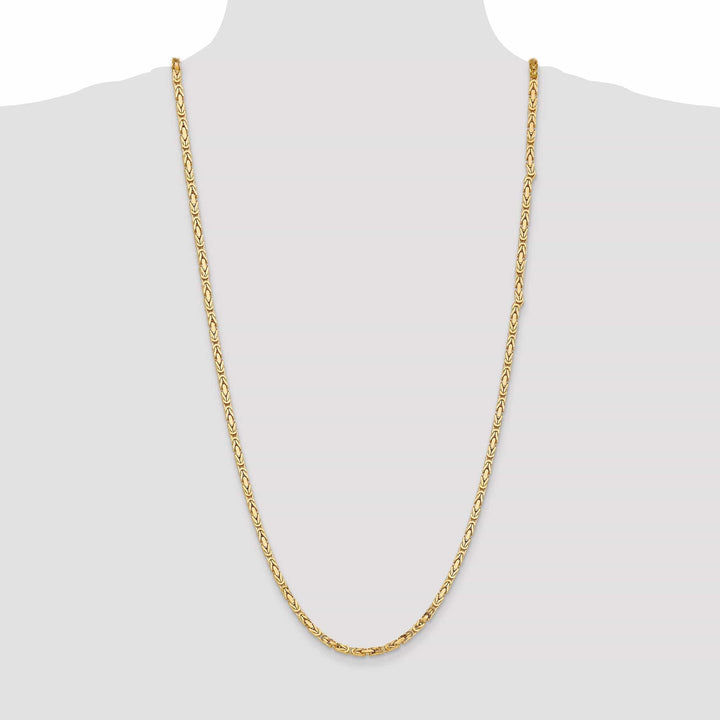 Lovely Rita's Chains 14k Yellow Gold Polish 3.25-mm Byzantine Chain