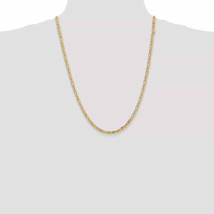 Lovely Rita's Chains 14k Yellow Gold Polish 3.25-mm Byzantine Chain