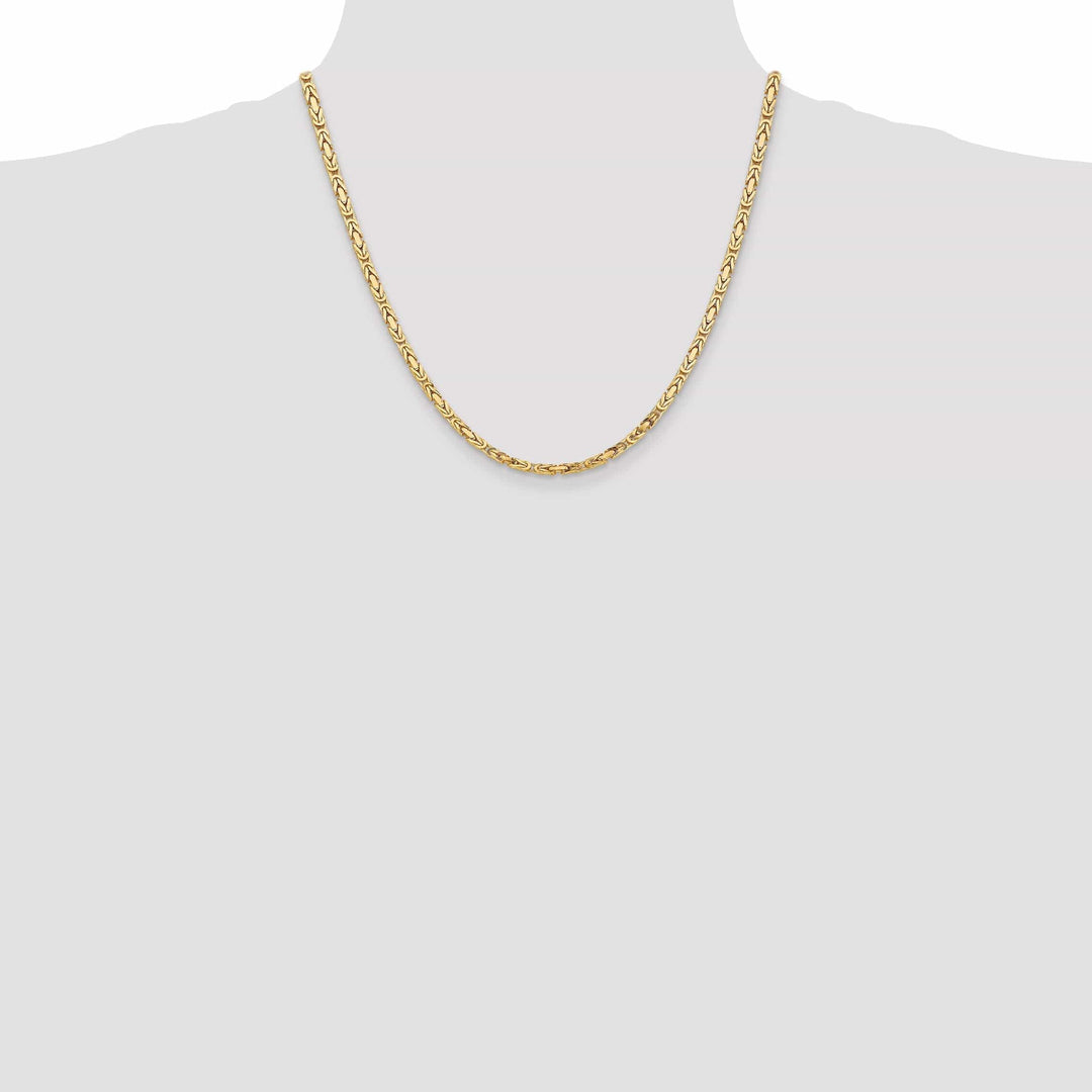 Lovely Rita's Chains 14k Yellow Gold Polish 3.25-mm Byzantine Chain