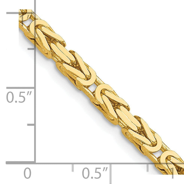 Lovely Rita's Chains 14k Yellow Gold Polish 3.25-mm Byzantine Chain