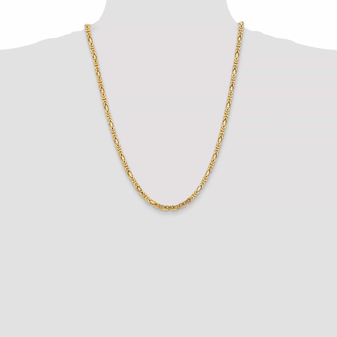 Lovely Rita's Chains 14k Yellow Gold Polish 4.00-mm Byzantine Chain