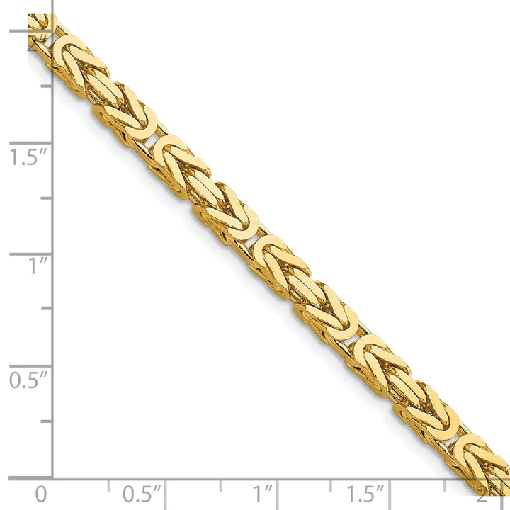 Lovely Rita's Chains 14k Yellow Gold Polish 4.00-mm Byzantine Chain