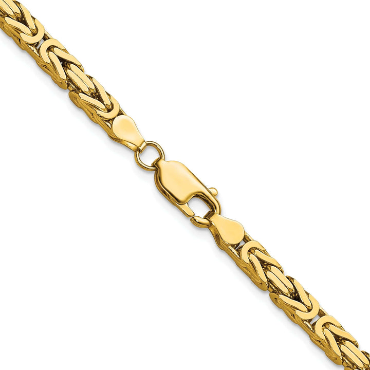 Lovely Rita's Chains 14k Yellow Gold Polish 4.00-mm Byzantine Chain