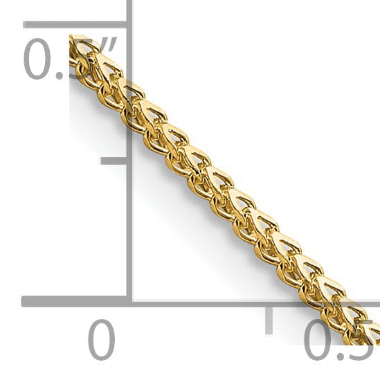 Lovely Rita's Chains 14k Yellow Gold Polished 1.00mm Franco Chain