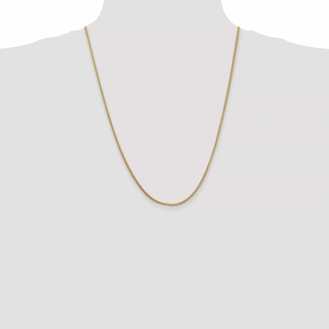 Lovely Rita's Chains 14k Yellow Gold Polished 1.30mm Franco Chain