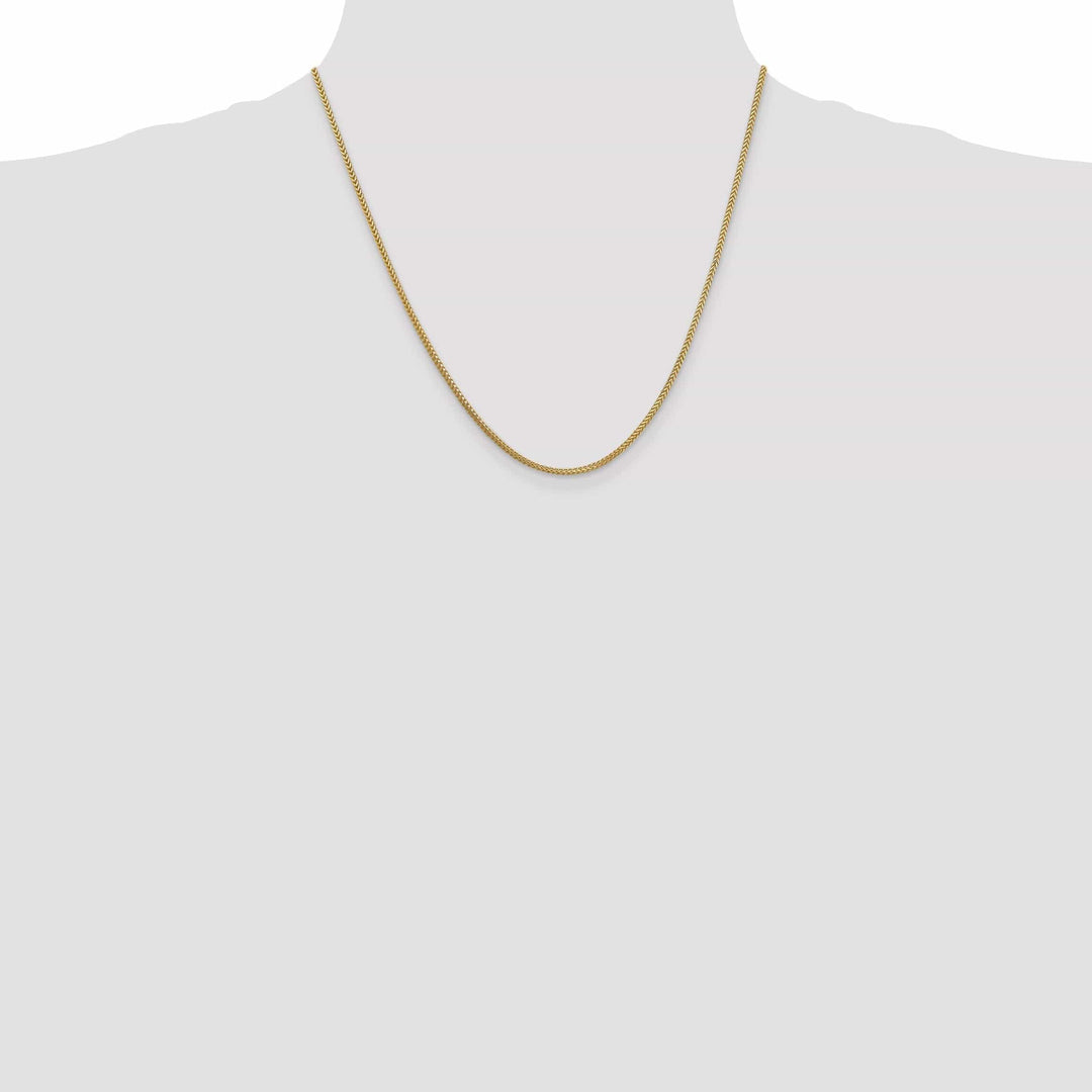 Lovely Rita's Chains 14k Yellow Gold Polished 1.30mm Franco Chain