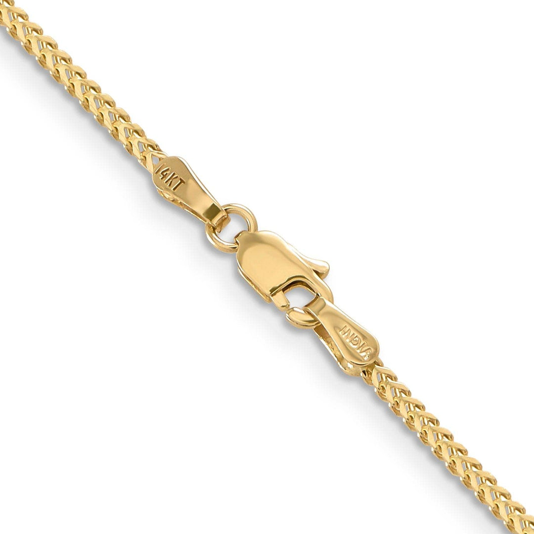 Lovely Rita's Chains 14k Yellow Gold Polished 1.30mm Franco Chain
