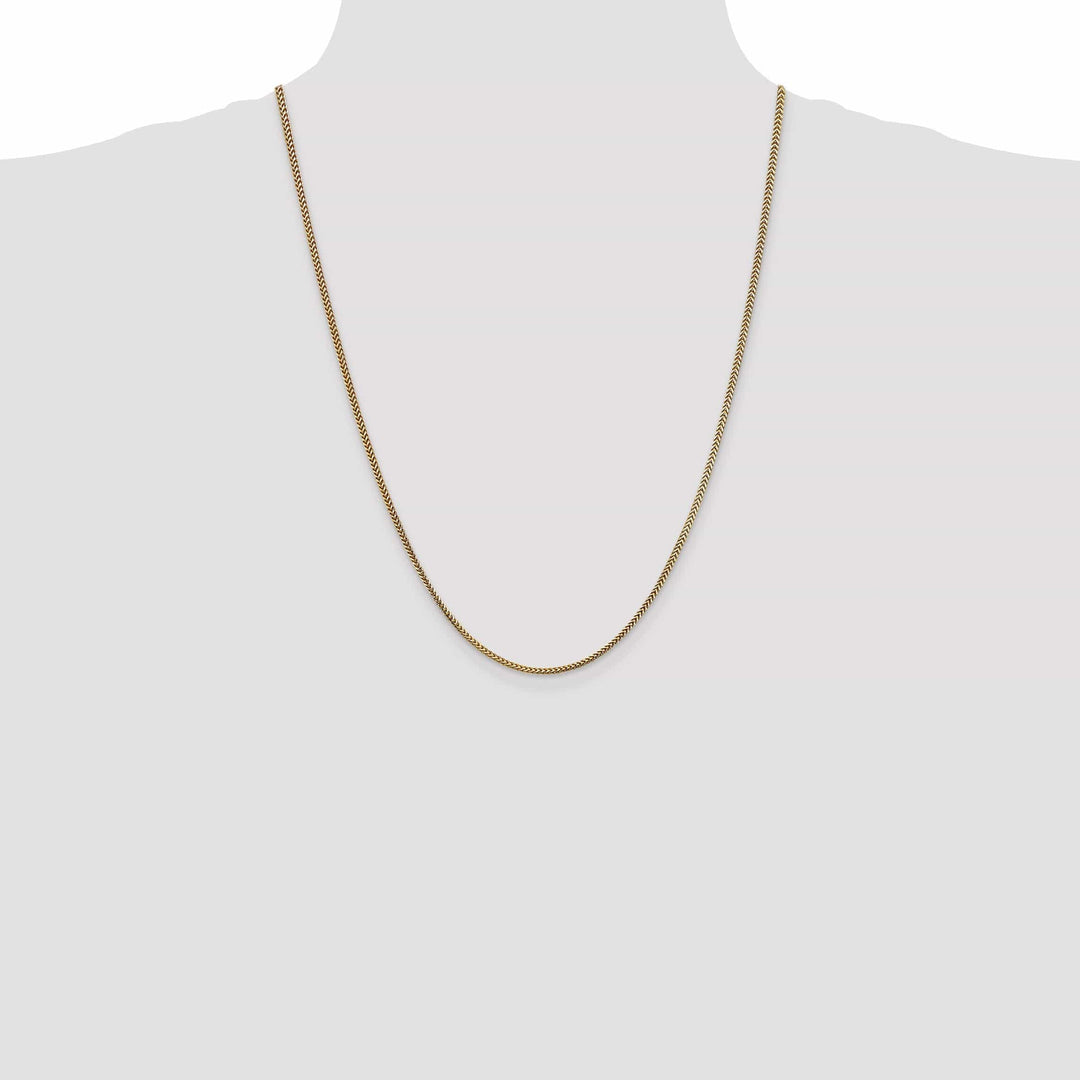 Lovely Rita's Chains 14k Yellow Gold Polished 1.50mm Franco Chain