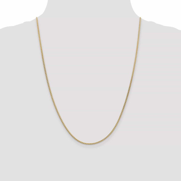 Lovely Rita's Chains 14k Yellow Gold Polished 1.80m Flat Wheat Chain