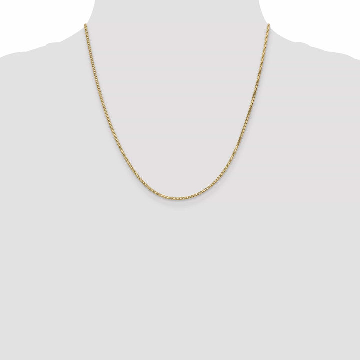 Lovely Rita's Chains 14k Yellow Gold Polished 1.80m Flat Wheat Chain