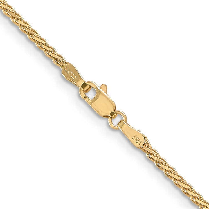 Lovely Rita's Chains 14k Yellow Gold Polished 1.80m Flat Wheat Chain