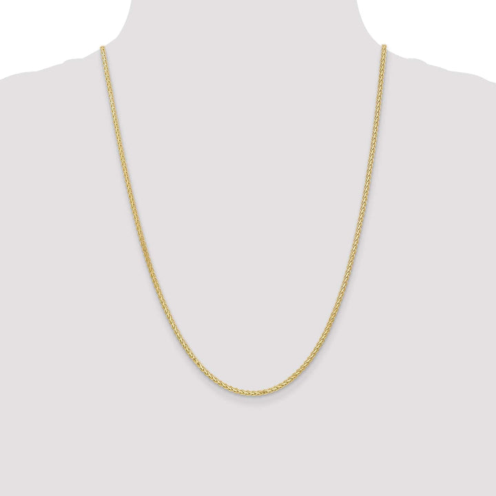 Lovely Rita's Chains 14k Yellow Gold Polished 2.50m Flat Wheat Chain