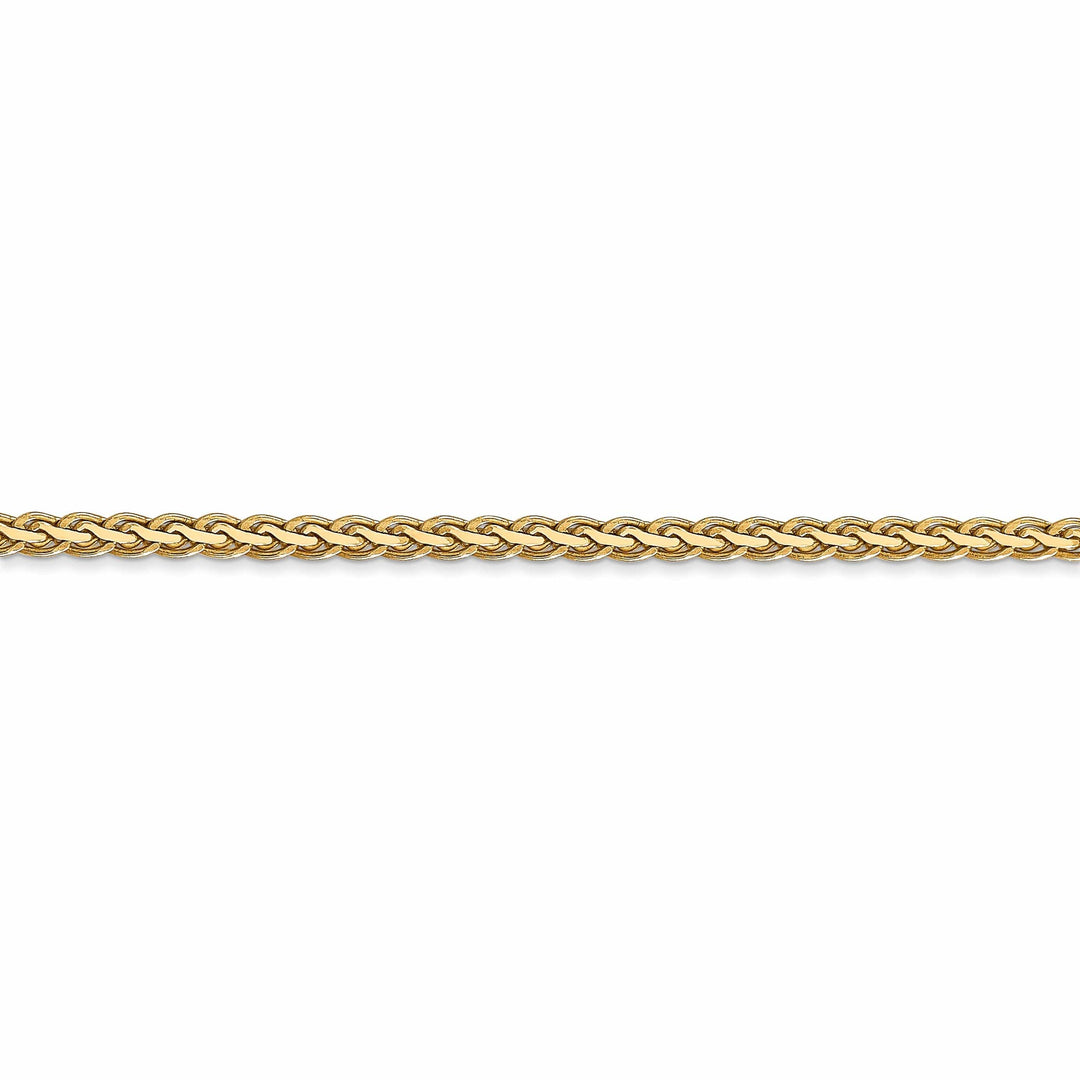 Lovely Rita's Chains 14k Yellow Gold Polished 2.50m Flat Wheat Chain