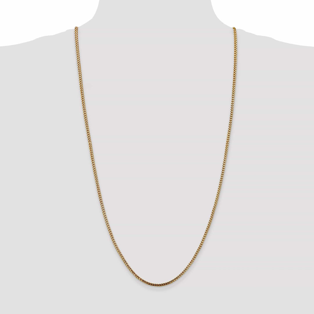 Lovely Rita's Chains 14k Yellow Gold Polished 2.50mm Franco Chain