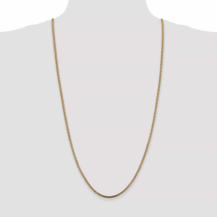 Lovely Rita's Chains 14k Yellow Gold Polished 2.50mm Franco Chain