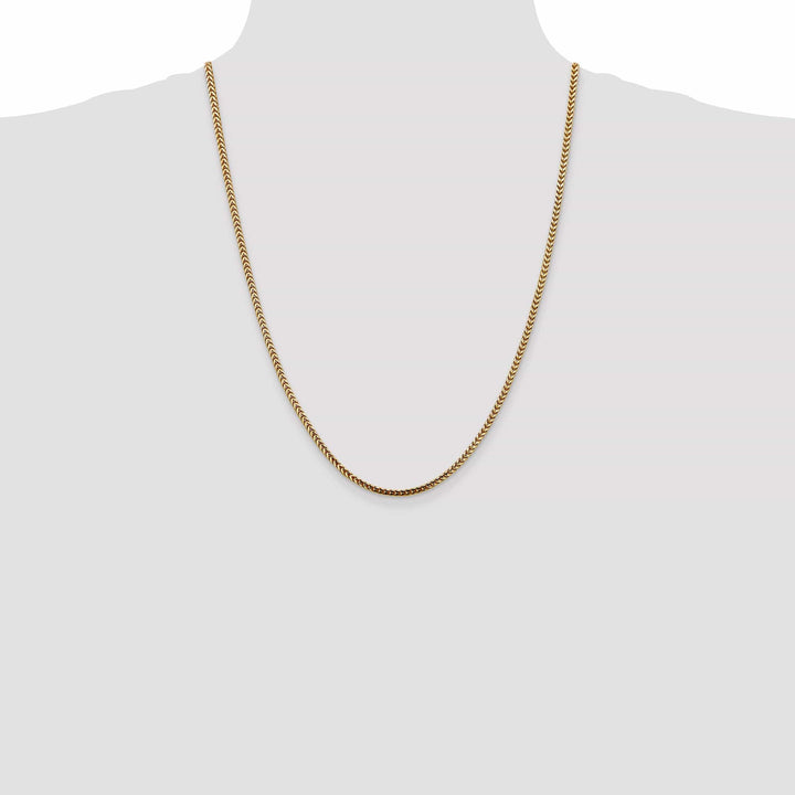 Lovely Rita's Chains 14k Yellow Gold Polished 2.50mm Franco Chain