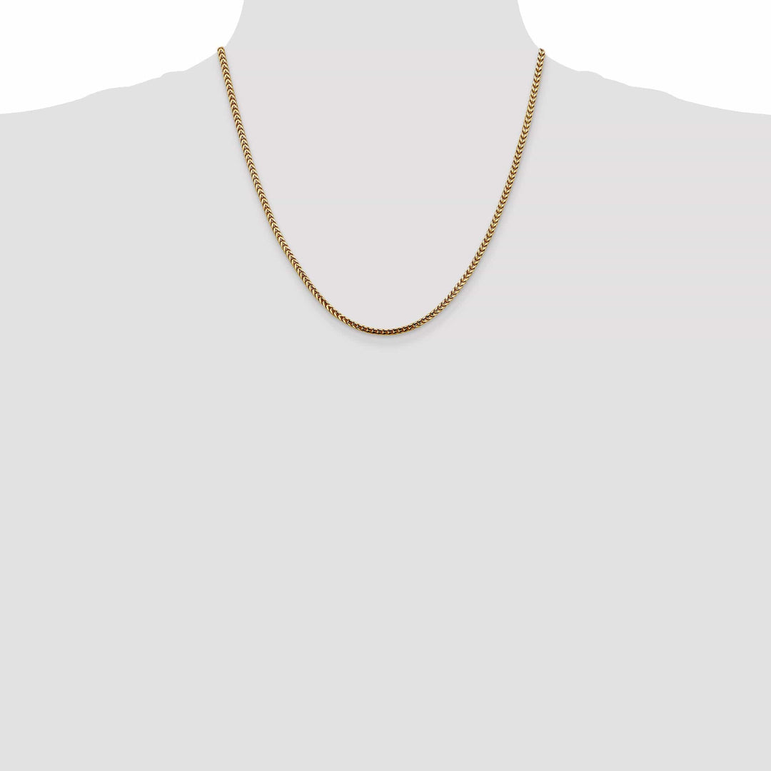 Lovely Rita's Chains 14k Yellow Gold Polished 2.50mm Franco Chain