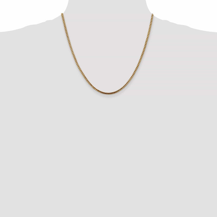 Lovely Rita's Chains 14k Yellow Gold Polished 2.50mm Franco Chain